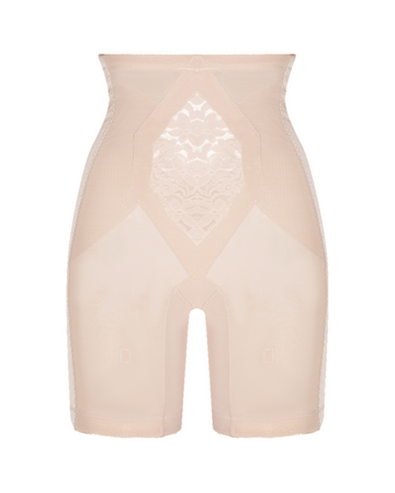 1559 Split Hip Waisted Panty Girdle with Legs